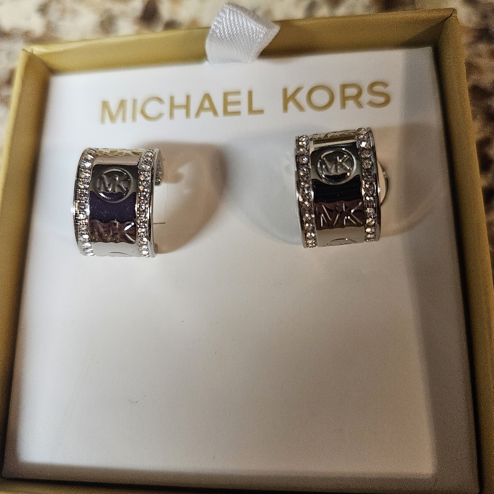 Michael Kors Silver Earrings